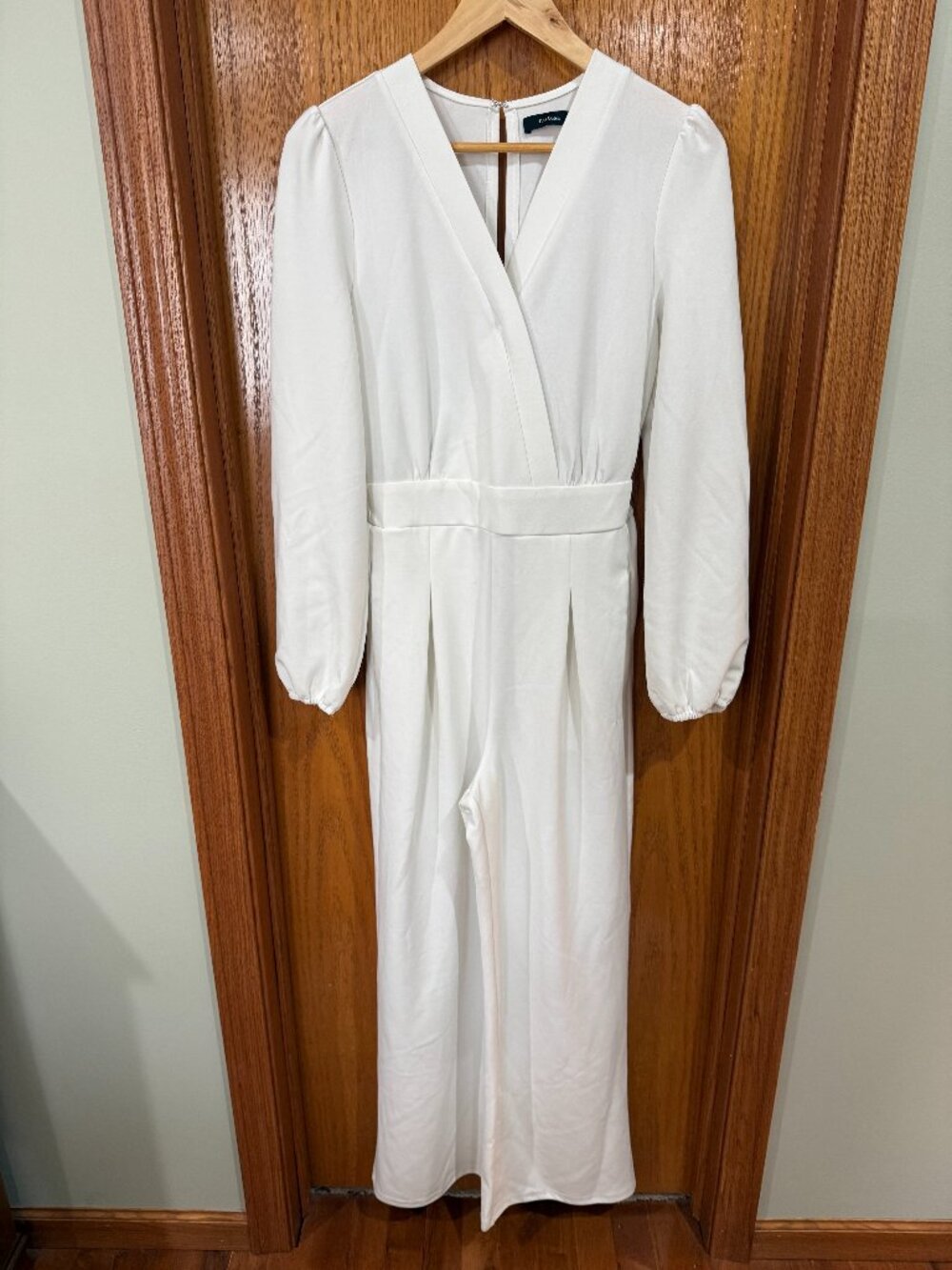 Pink Queen White Jumpsuit Size S